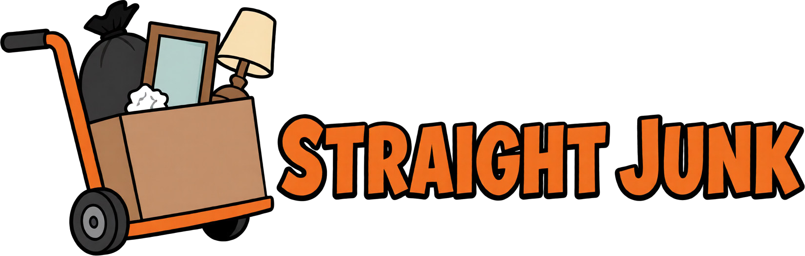 Straight Junk Removal logo